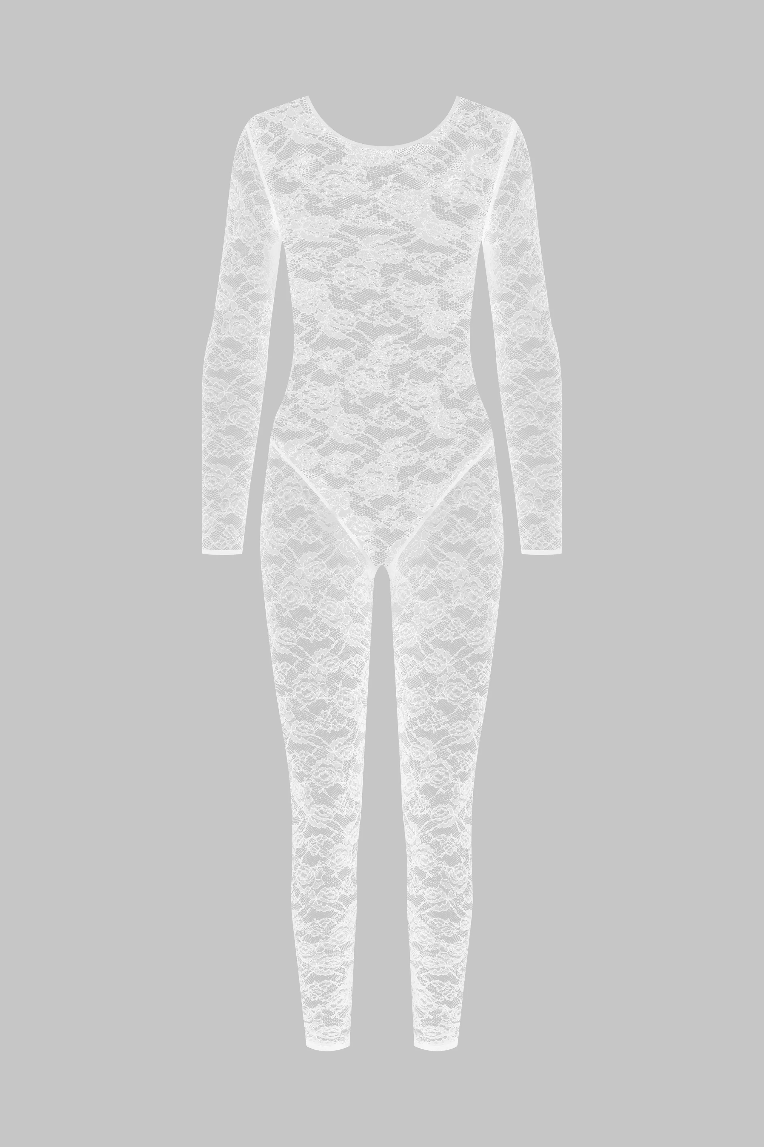 Long sleeve open back jumpsuit - Flashback