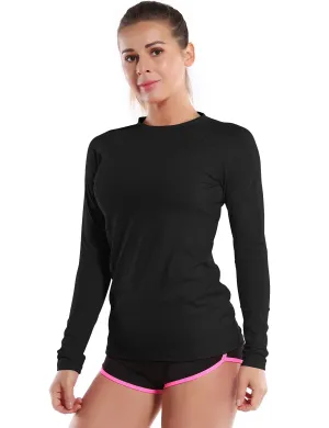 Long Sleeve UPF 50  Rashguard black_Tall Size
