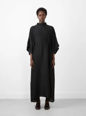 Long Very Turtle Dress Black
