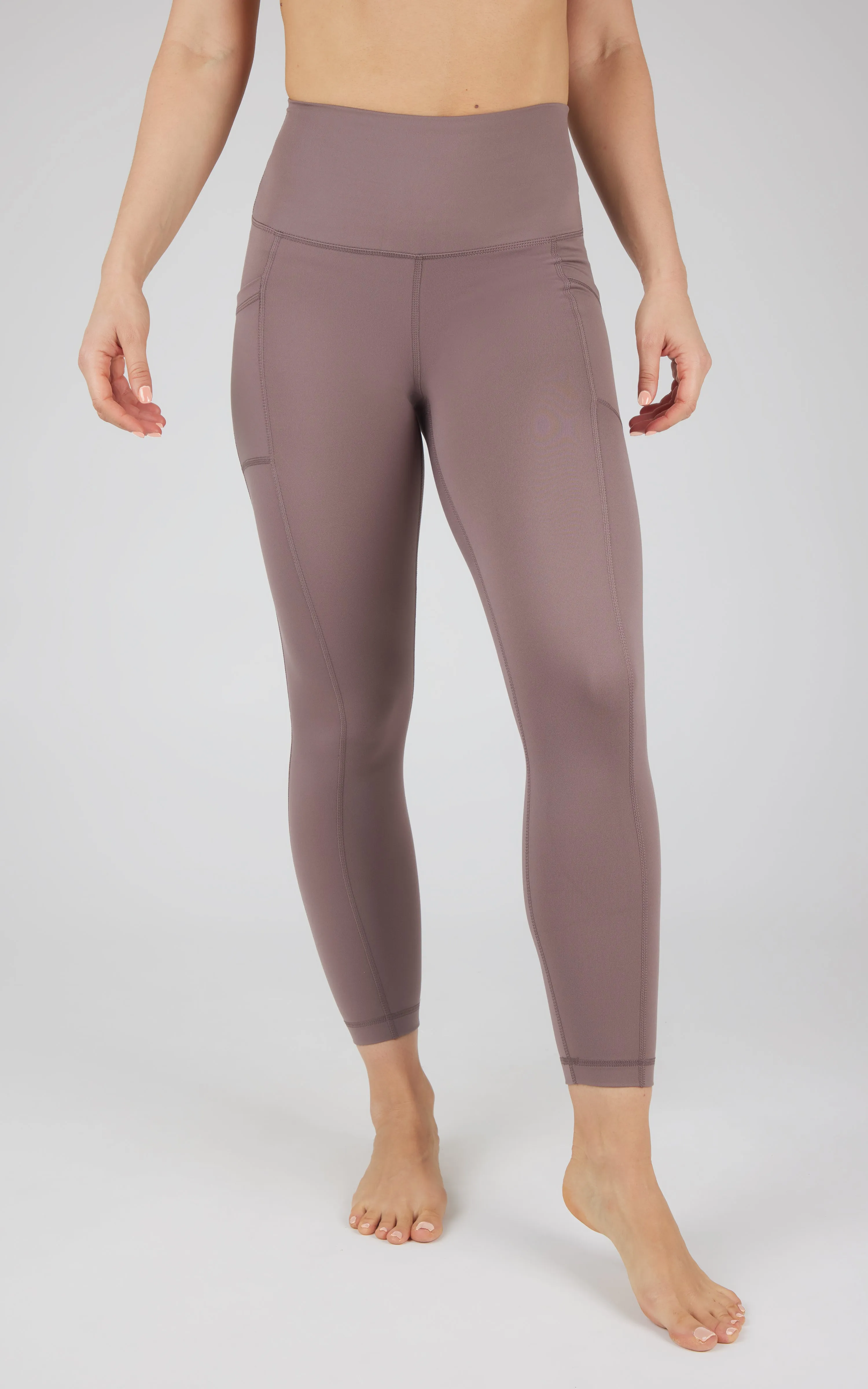 Lux Elastic Free High Waist Side Pocket 7/8 Ankle