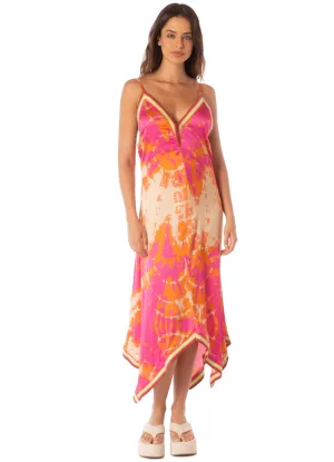 Maaji  Flamingo Swirl Euphoria Long Dress
