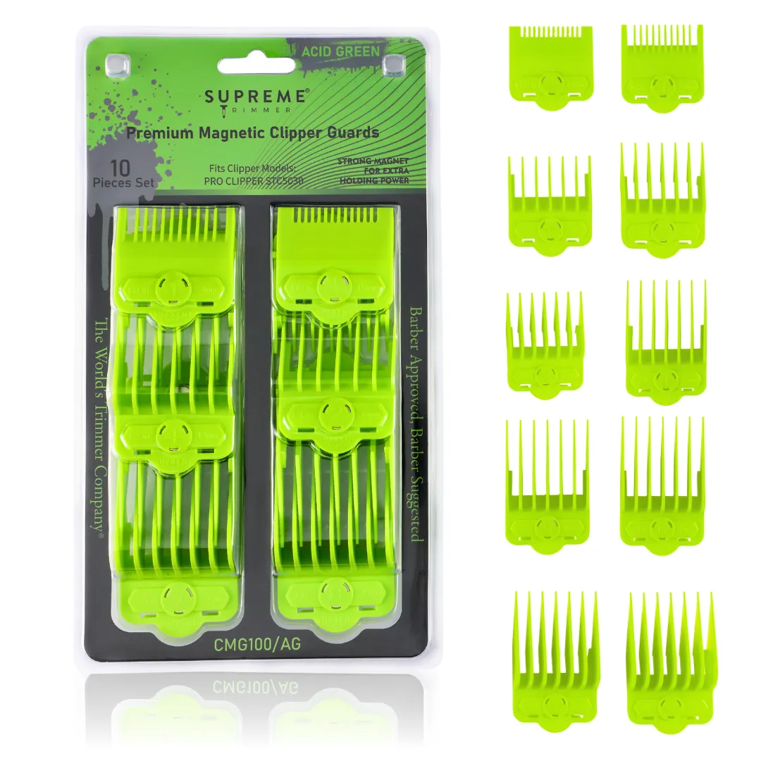 Magnetic/Clip Guards for Clippers (10 piece) CMG100