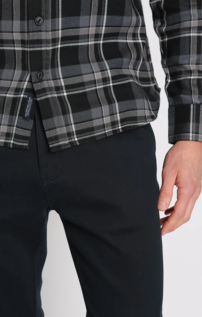 Manor 6oz Stretch One Pocket Flannel Shirt