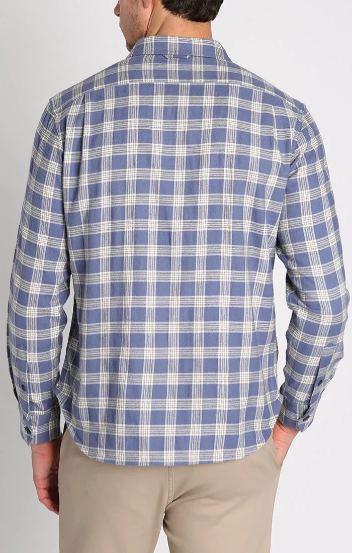 Manor 6oz Stretch One Pocket Flannel Shirt