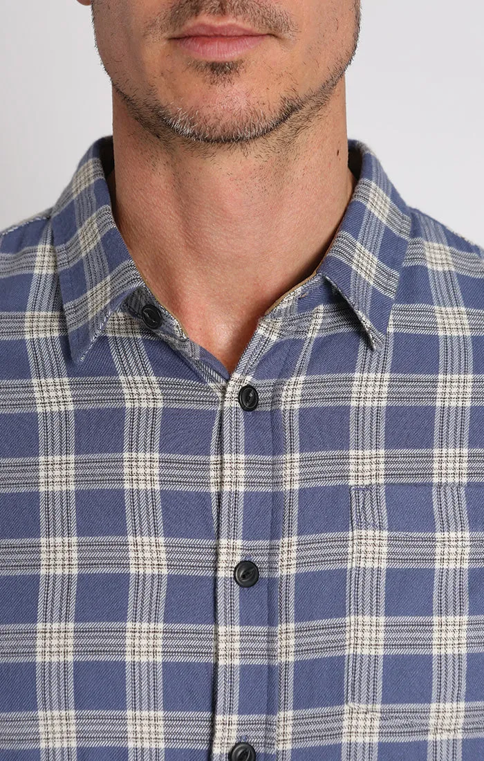 Manor 6oz Stretch One Pocket Flannel Shirt