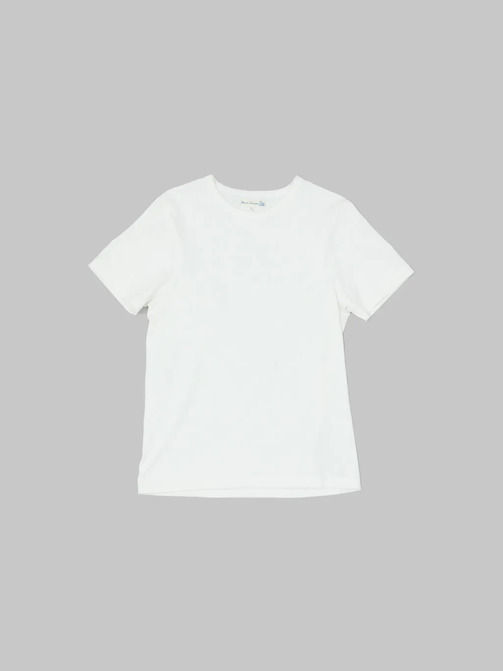 Merz b. Schwanen 215 2-Thread Heavyweight 7.2oz Crewneck Loopwheeled Classic Fit T-Shirt White