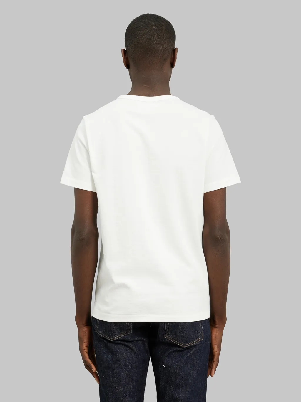 Merz b. Schwanen 215 2-Thread Heavyweight 7.2oz Crewneck Loopwheeled Classic Fit T-Shirt White