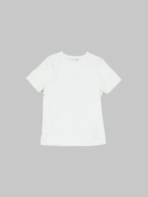 Merz b. Schwanen 215 2-Thread Heavyweight 7.2oz Crewneck Loopwheeled Classic Fit T-Shirt White