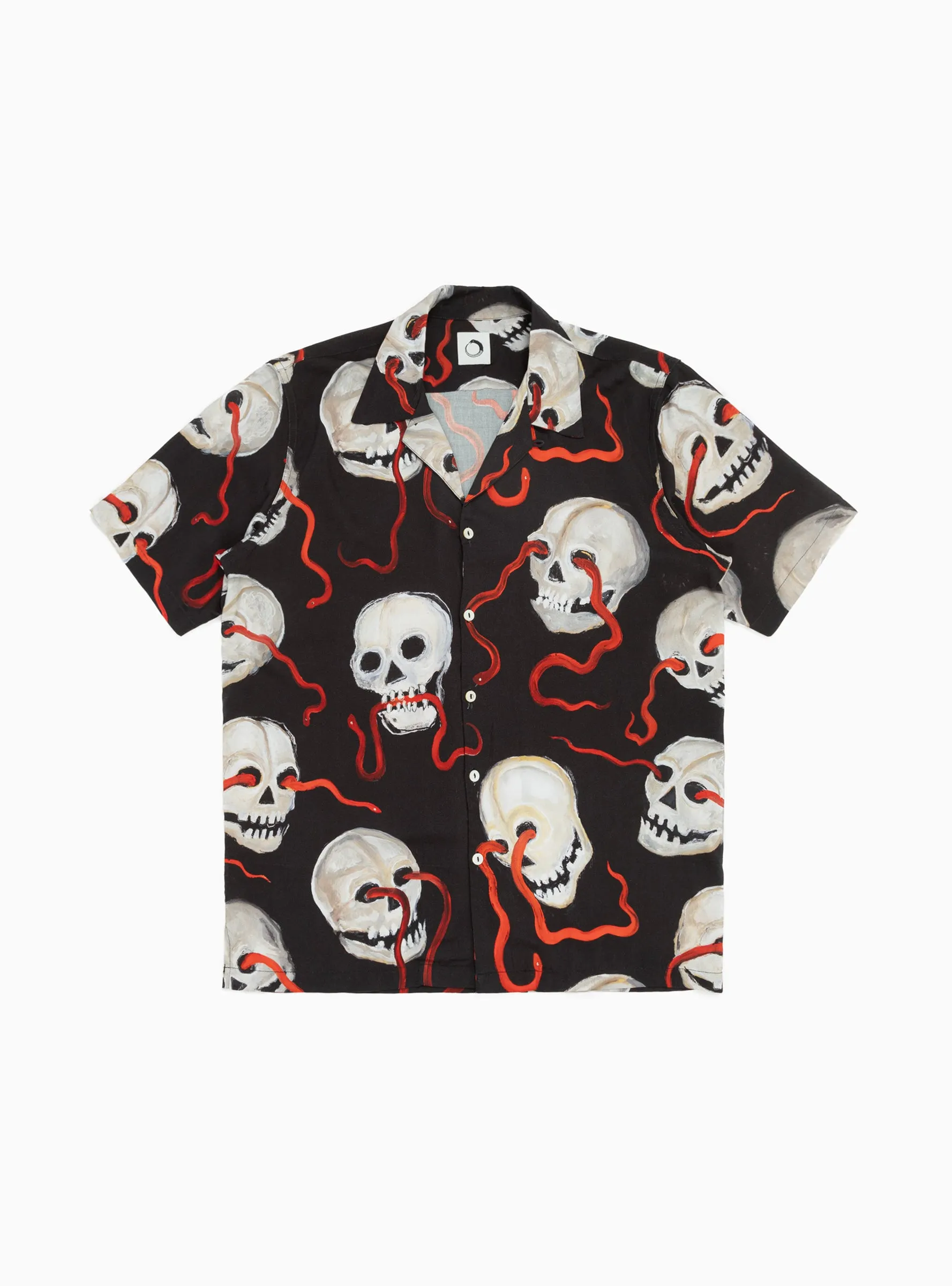 Momento Mori Shirt Black & Red