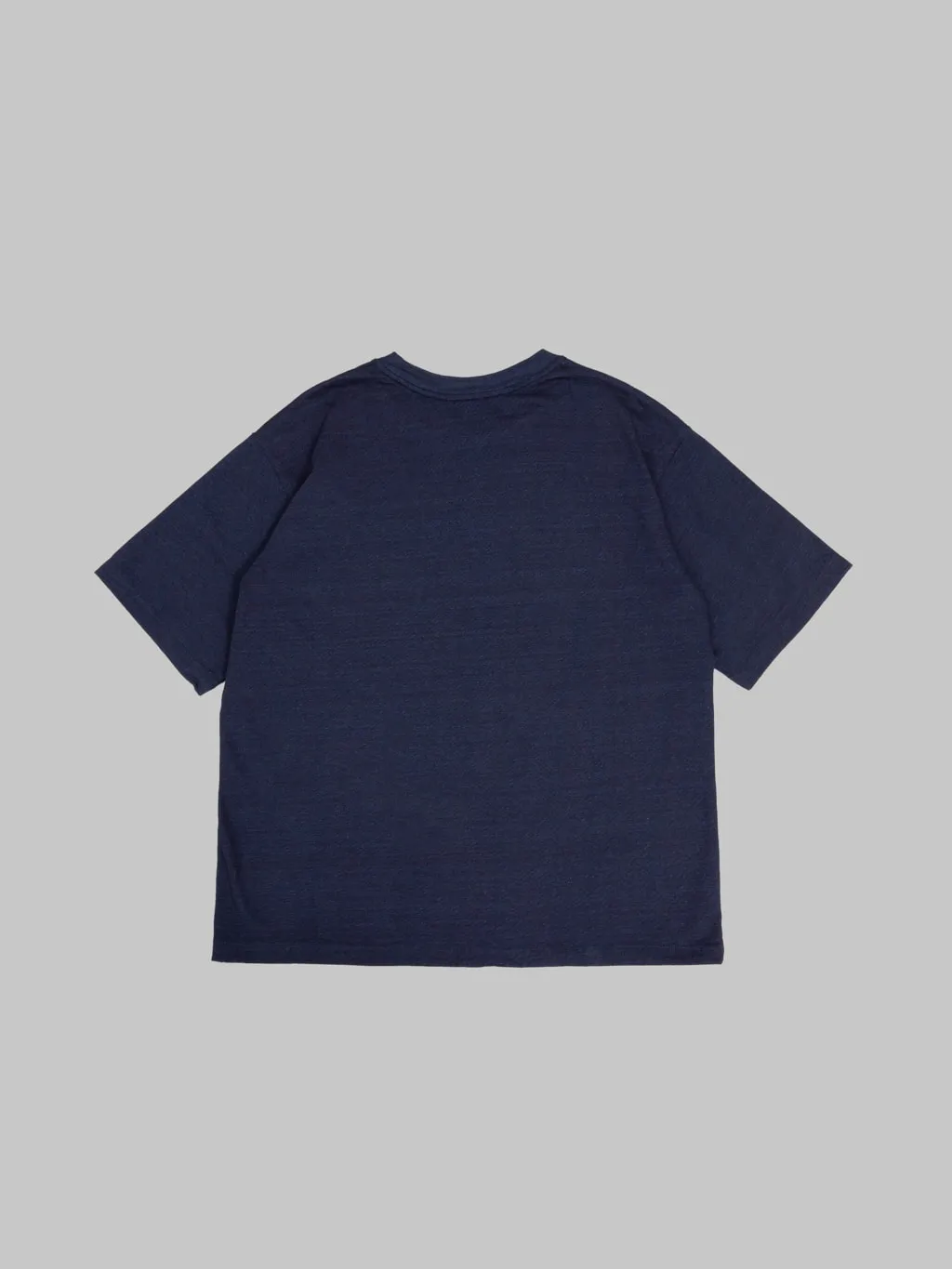 Momotaro MXTS1033 Yarn-Dyed Suvin Gold Cotton Indigo T-shirt