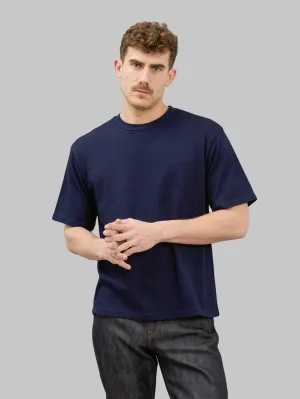 Momotaro MXTS1033 Yarn-Dyed Suvin Gold Cotton Indigo T-shirt