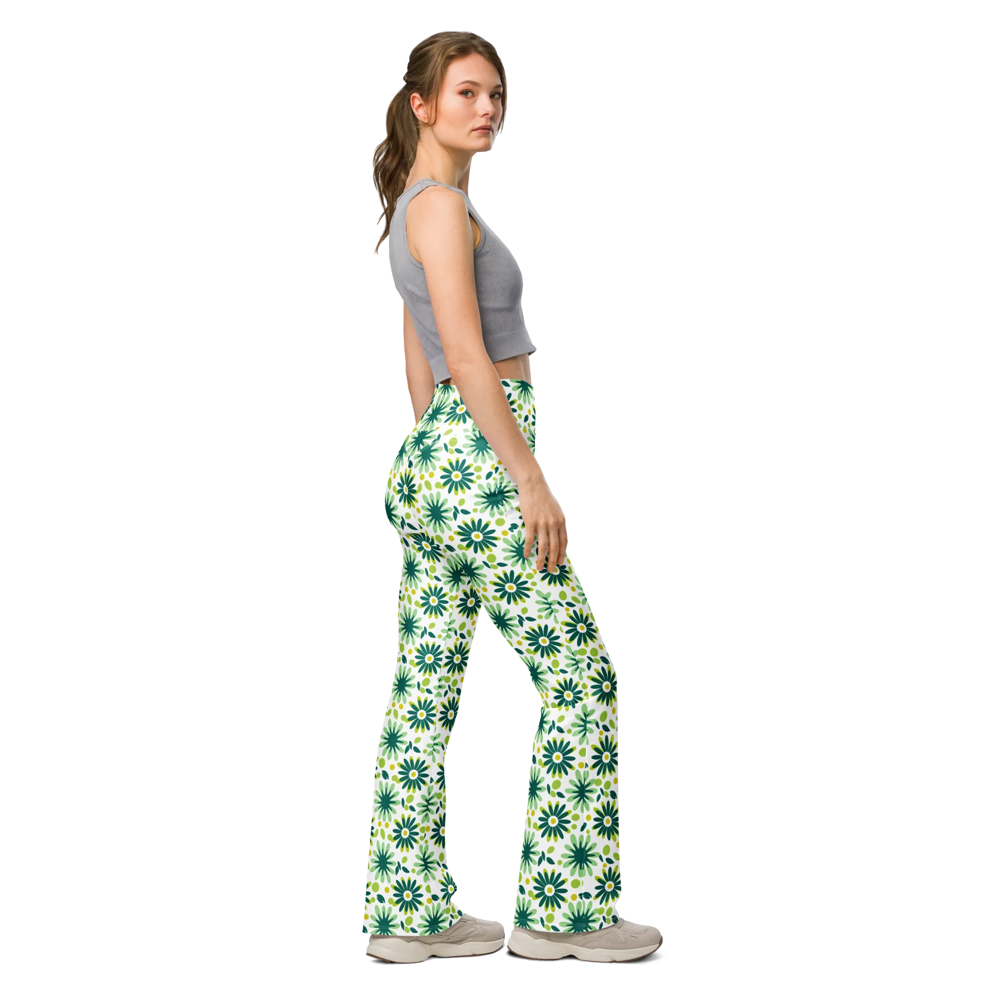 Morning Flower Flare Leggings