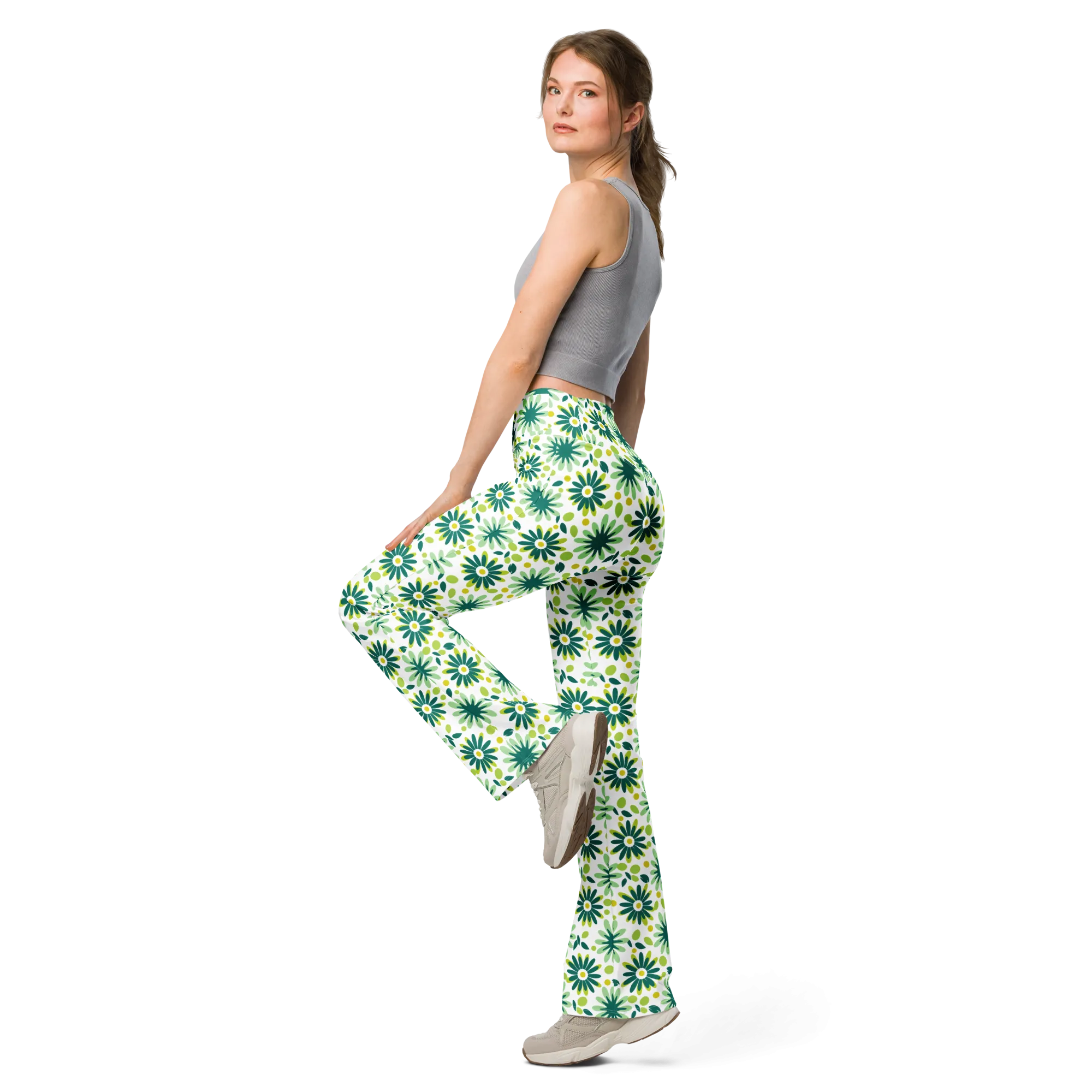Morning Flower Flare Leggings