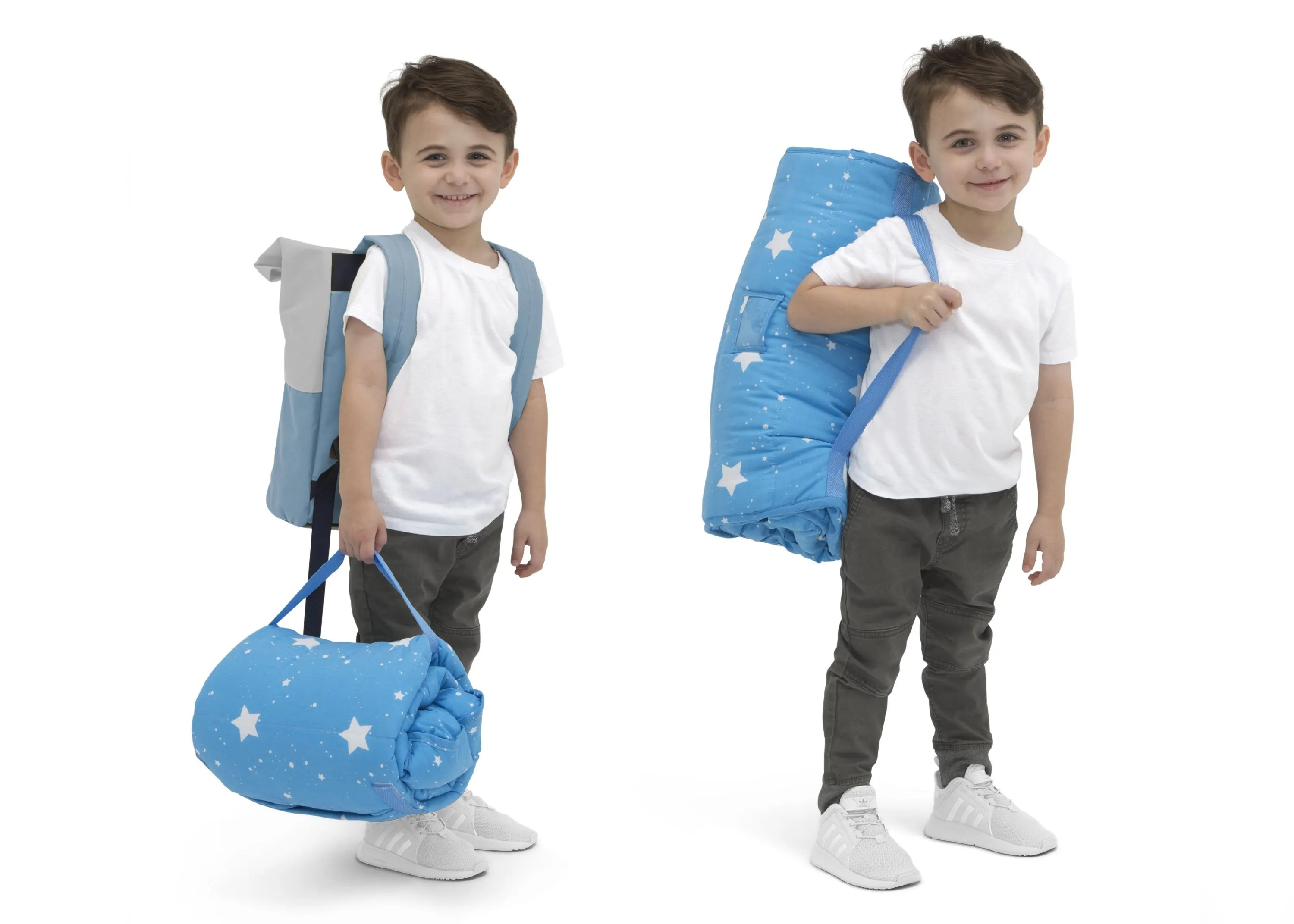 Nap Mat with Included Pillow and Blanket for Toddlers and Kids