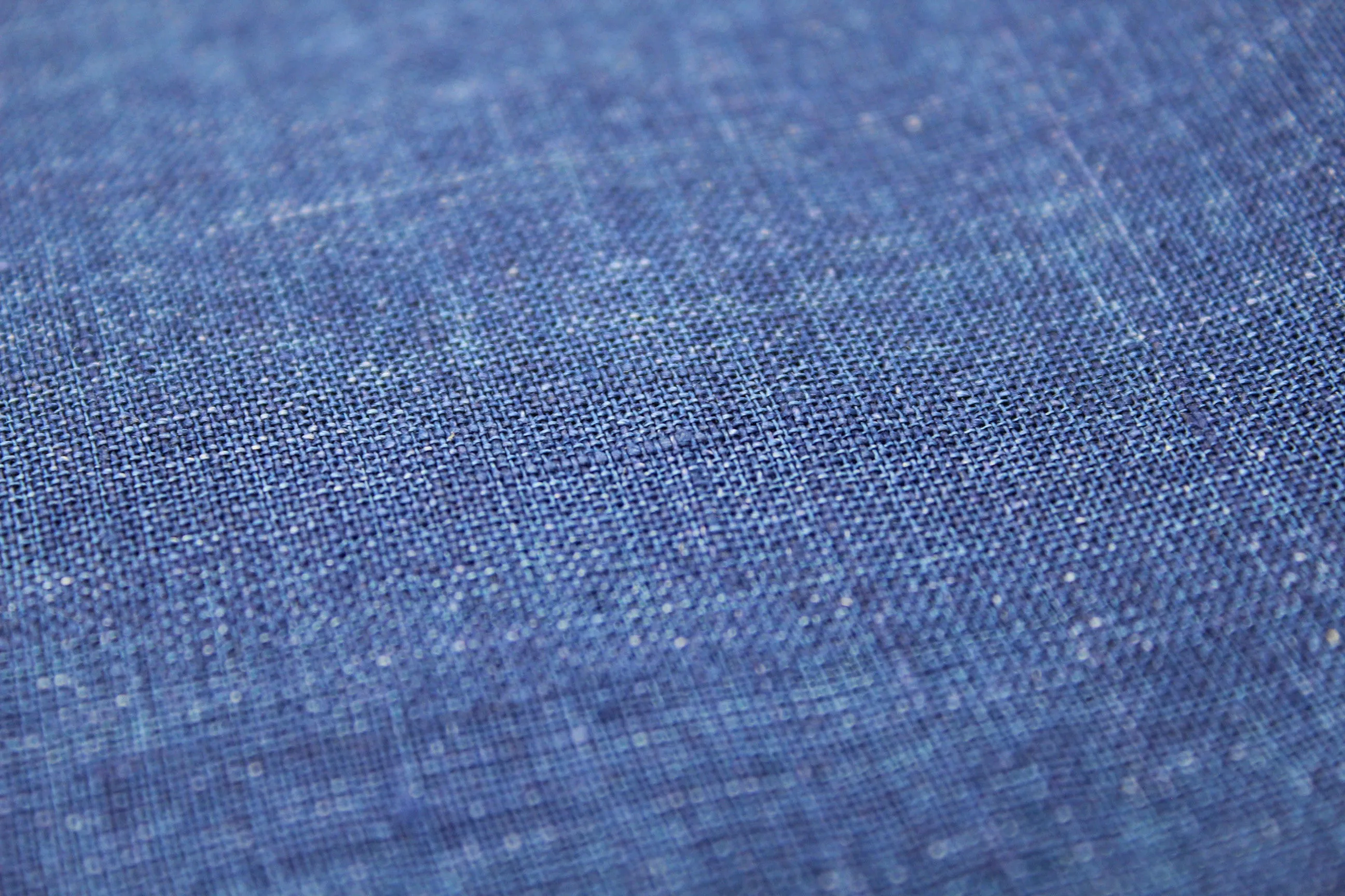 Navy Hand Finished Italian Linen Sport Shirt