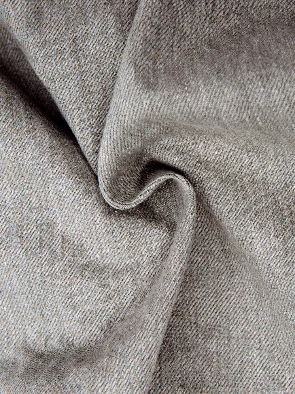 ONI Denim 246-MOKU 11ozMixed Grey Denim Neat Straight Jeans