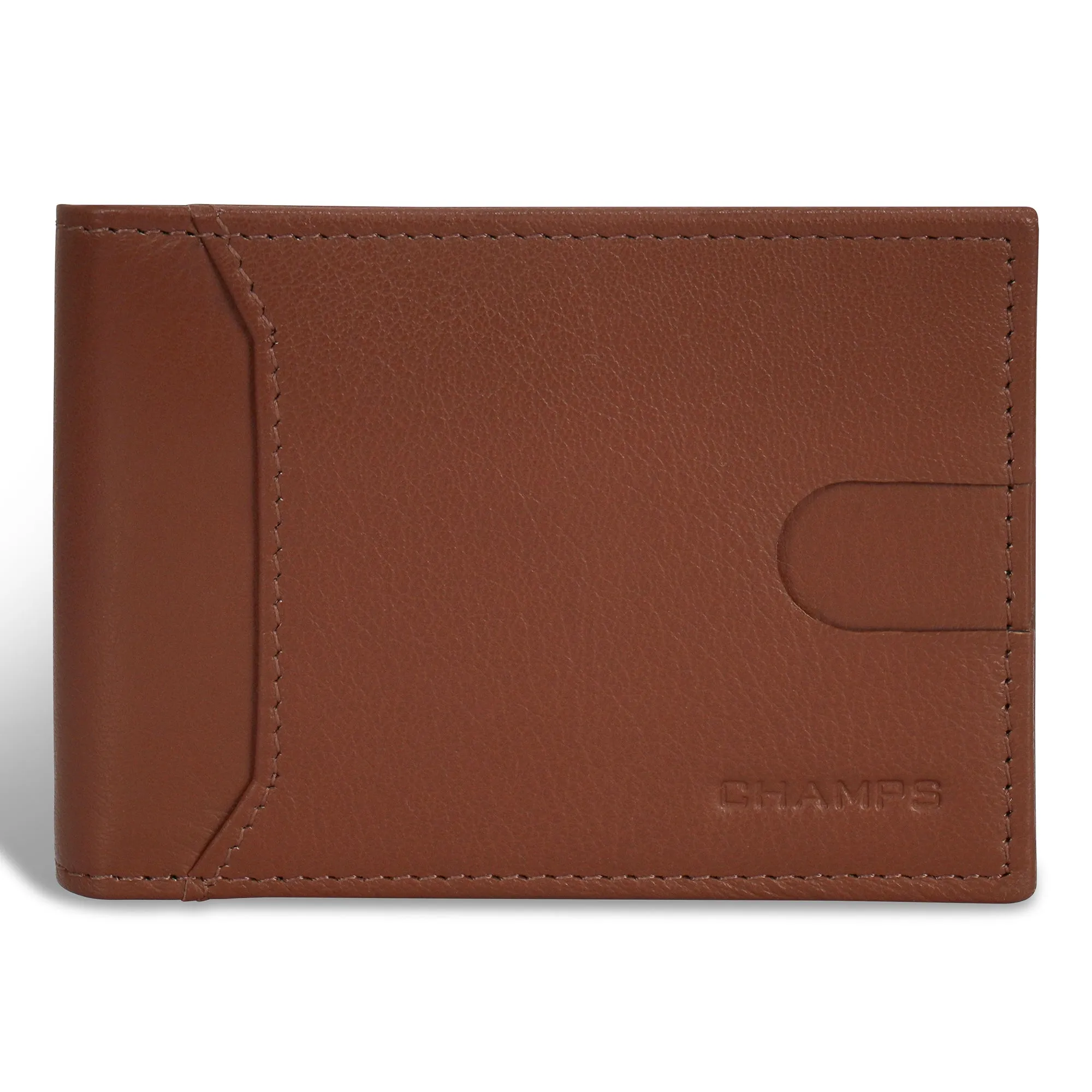 Onyx / Leather Bi-Fold Clip Wallet *Drop Ship*