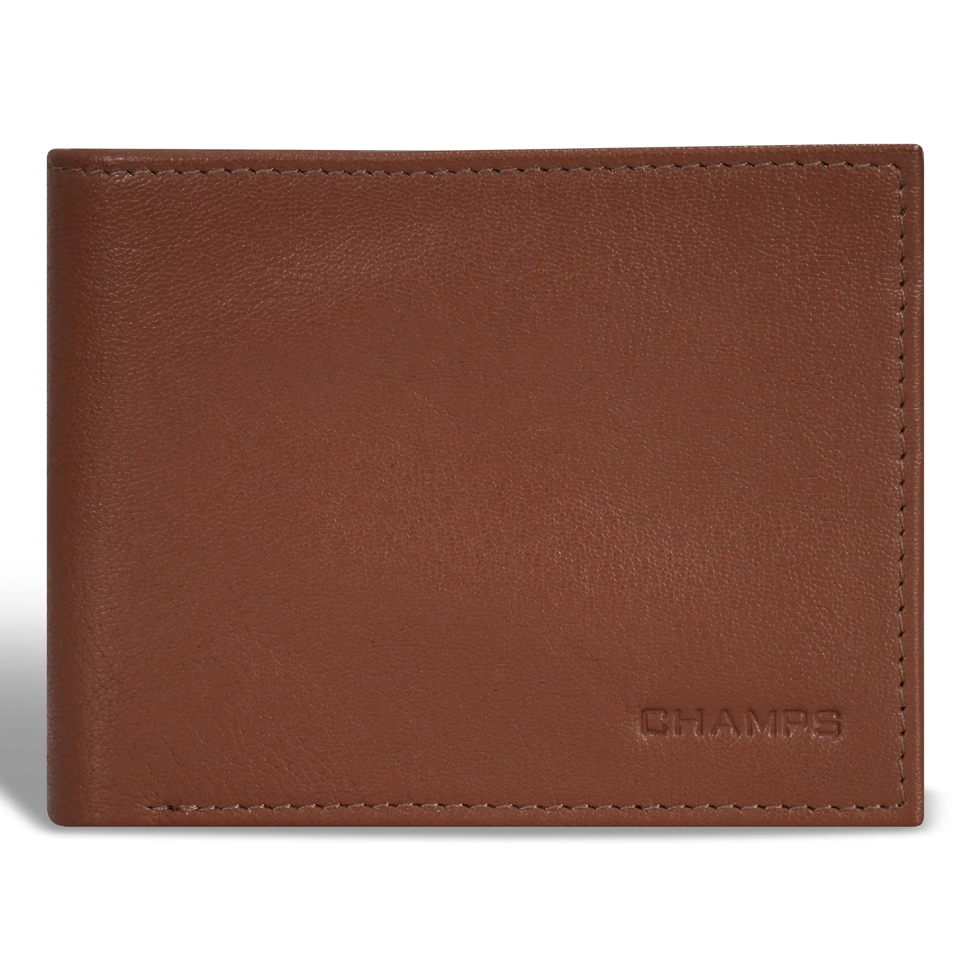 Onyx / Leather Center Wing Wallet *Drop Ship*