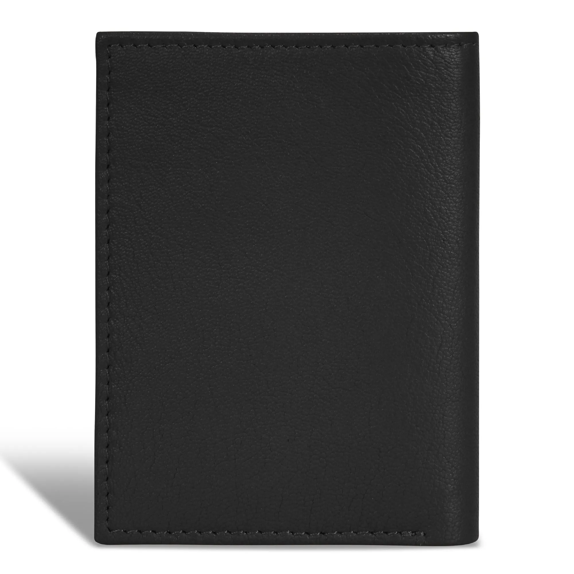 Onyx / Leather Vertical Slim Wallet *Drop Ship*