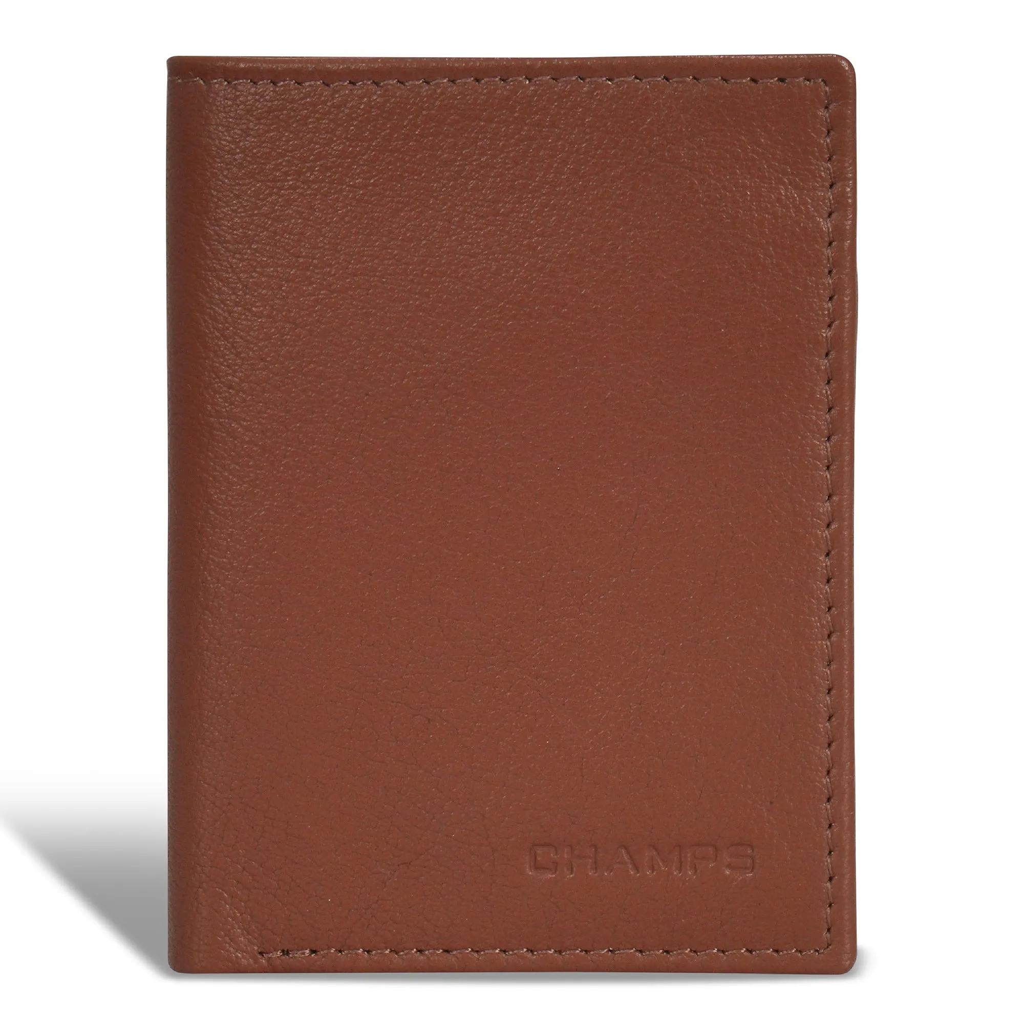 Onyx / Leather Vertical Slim Wallet *Drop Ship*