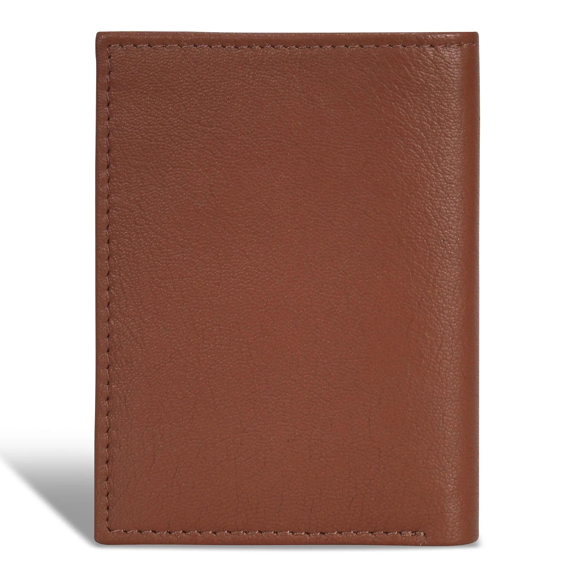 Onyx / Leather Vertical Slim Wallet *Drop Ship*