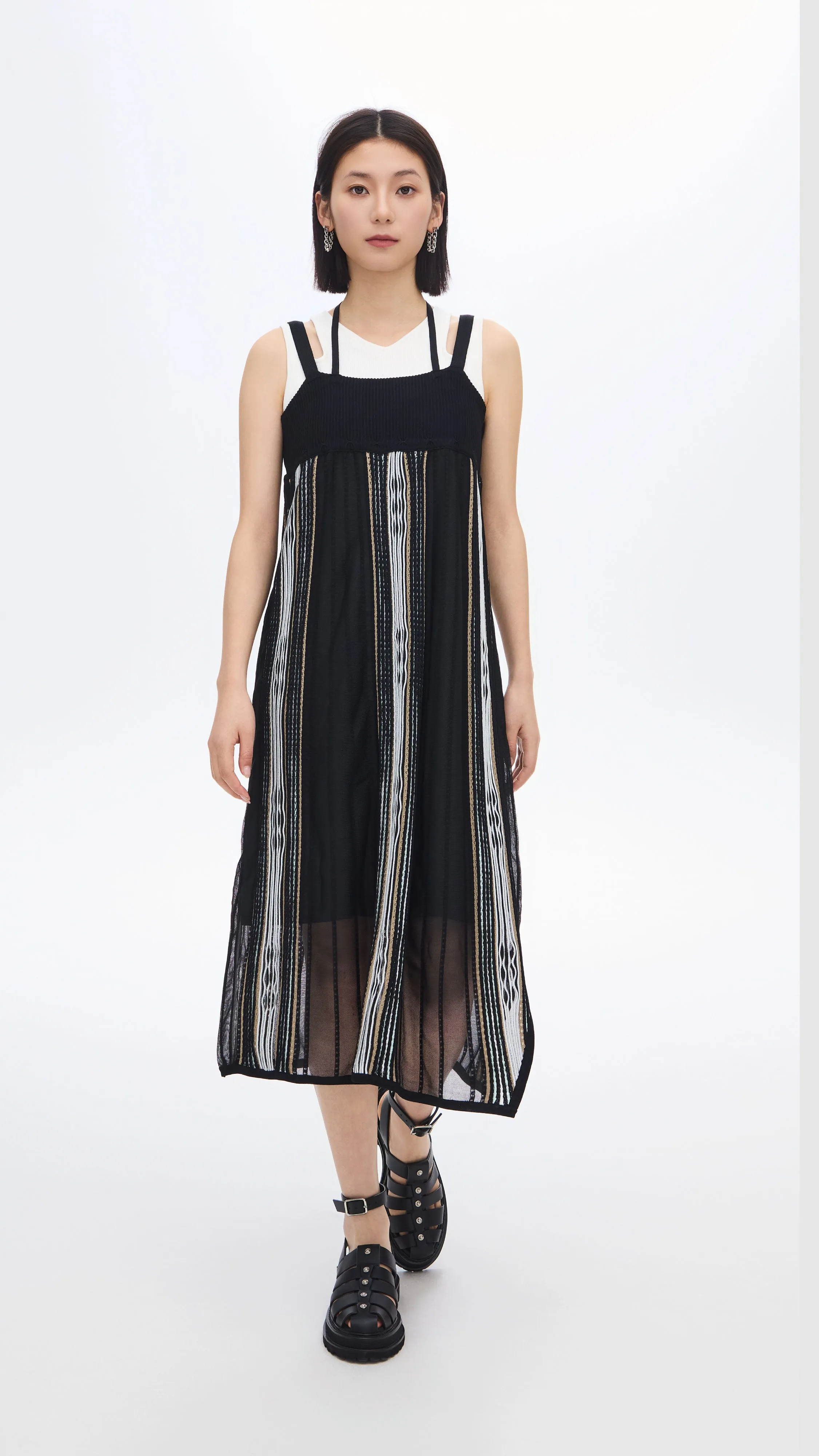 Pattern Knit Dress