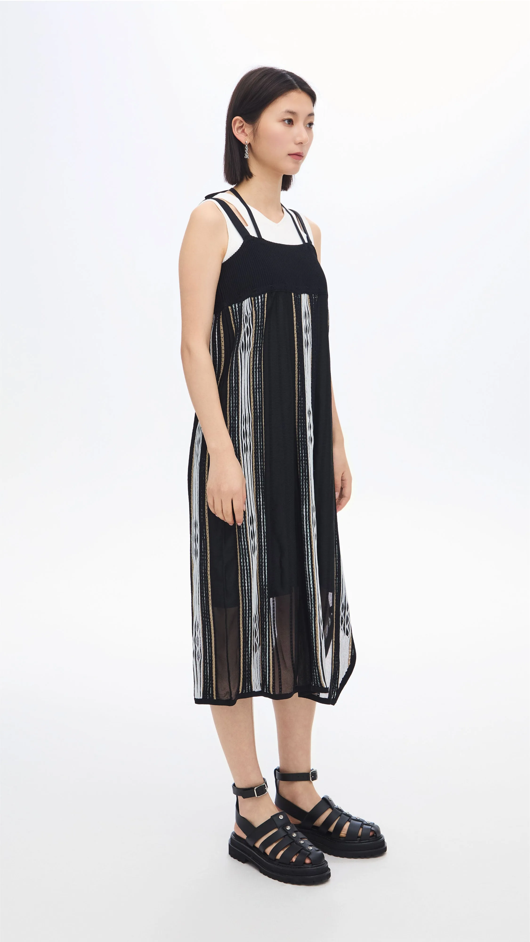 Pattern Knit Dress