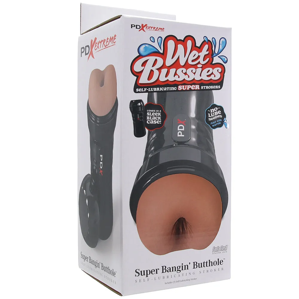 PDX Wet Bussies Super Bangin' Butthole Stroker in Brown
