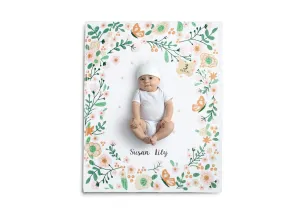 Personalized Milestone Baby Blanket