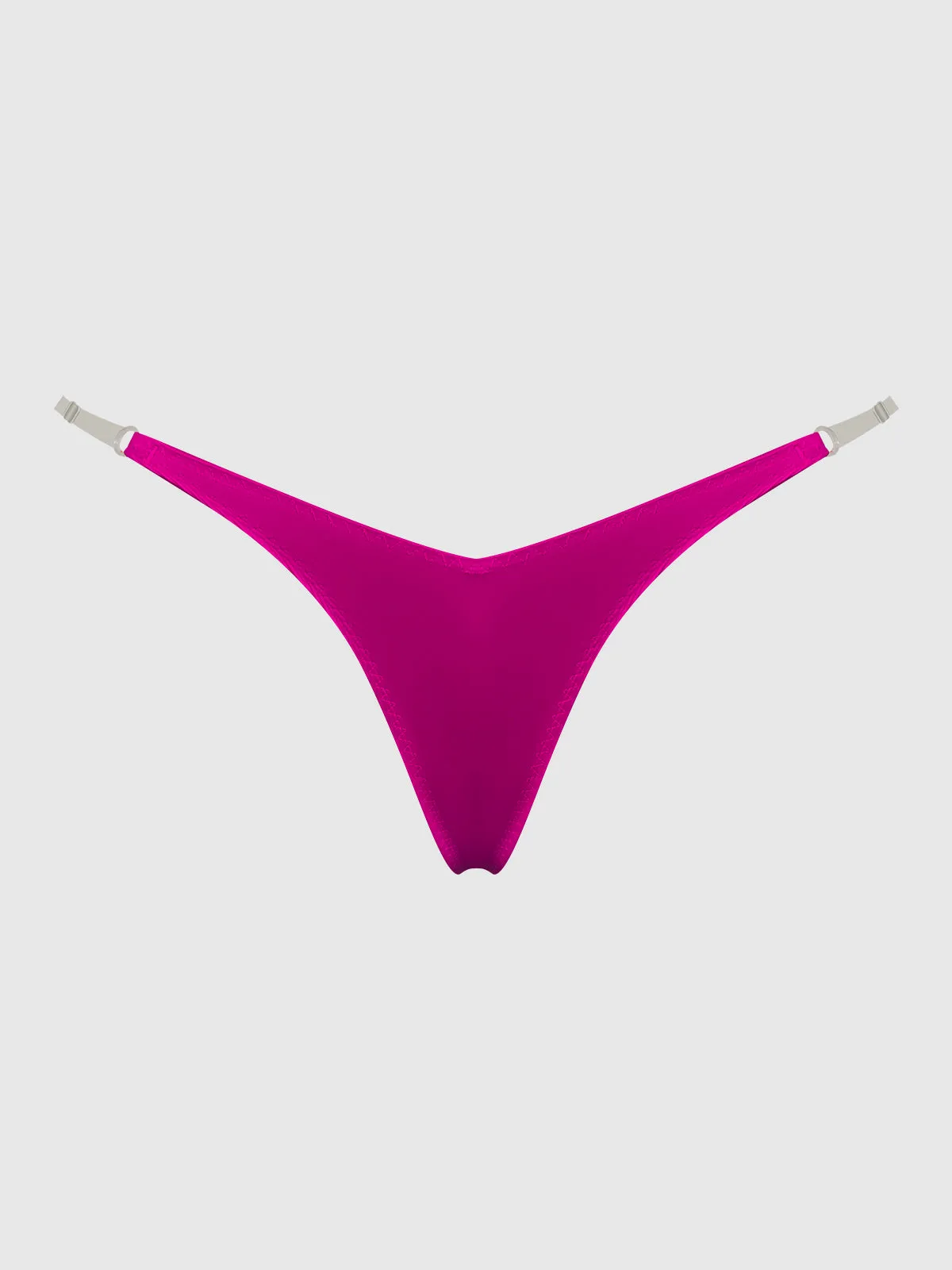Petra Clear Side Slider Satin Thong