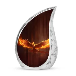 Phoenix Cremation Urn - Classic Cremation Container for Remains