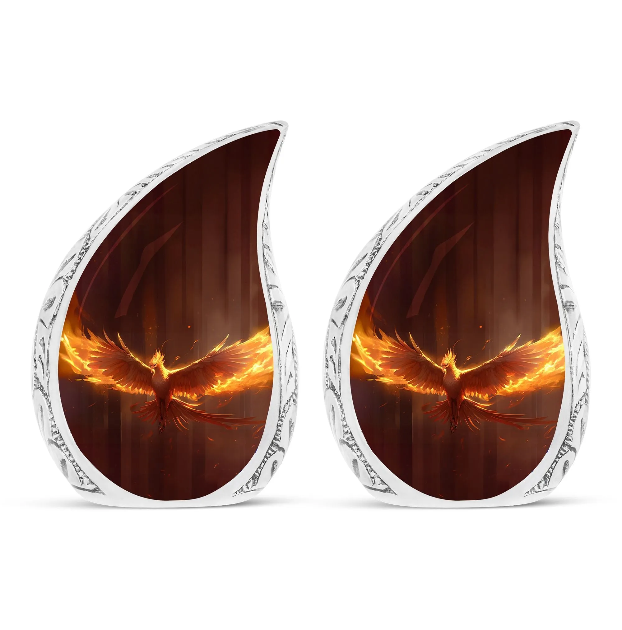 Phoenix Cremation Urn - Classic Cremation Container for Remains