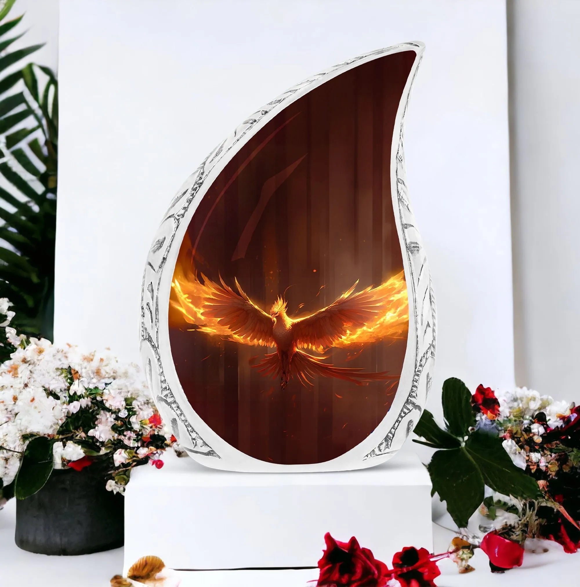 Phoenix Cremation Urn - Classic Cremation Container for Remains