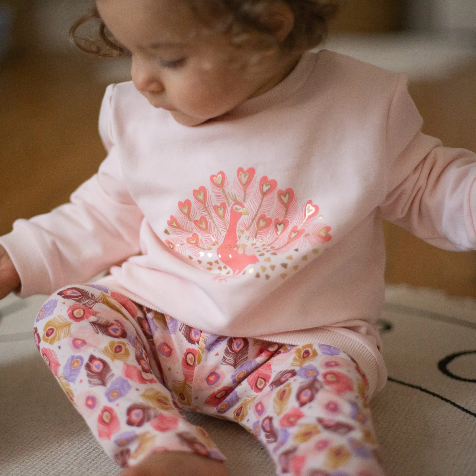 Pink Peacock Dress Outfit