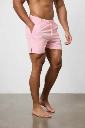 Plain Swim Short in Pale Pink