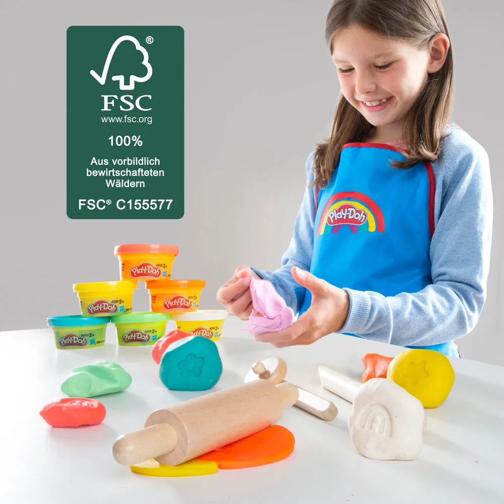 Play-Doh School Desk & Chair - Wooden Creative Station Playset