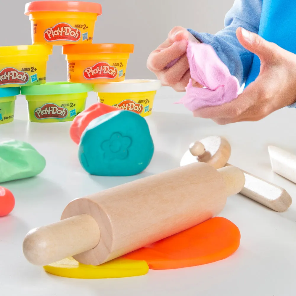 Play-Doh School Desk & Chair - Wooden Creative Station Playset