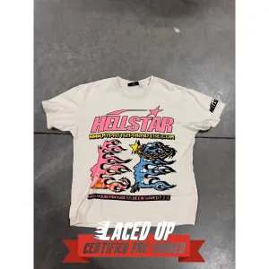 PRE OWNED Hellstar Studios Pixel T-shirts (White)