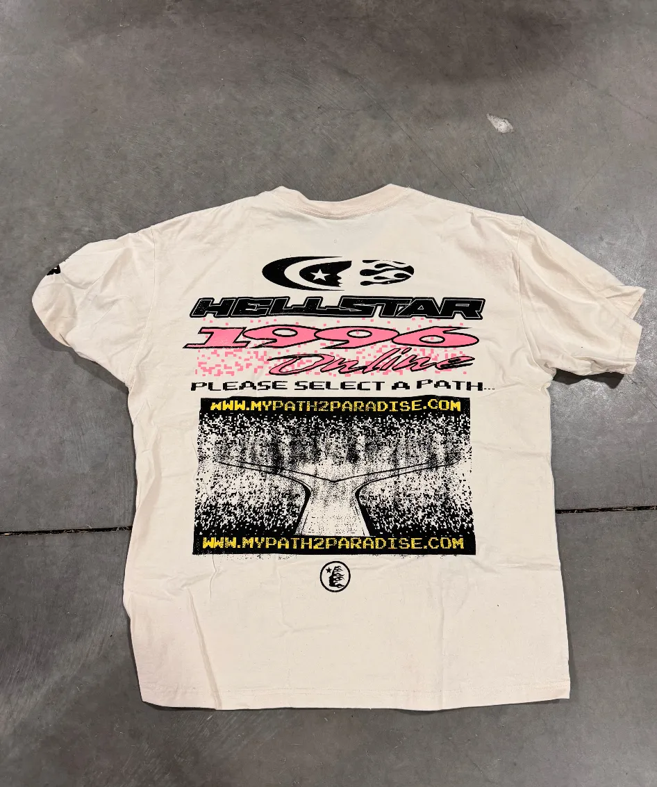 PRE OWNED Hellstar Studios Pixel T-shirts (White)