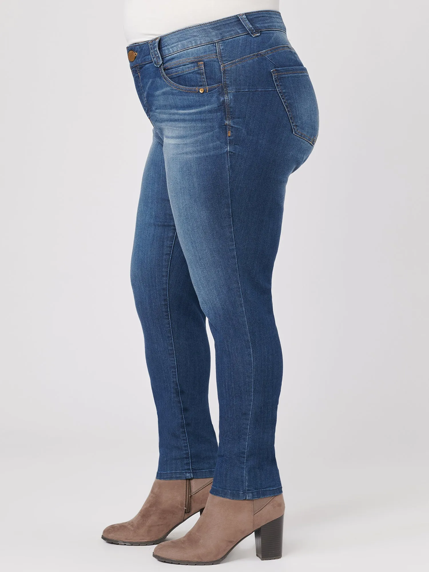 "Ab"solution® Booty Lift Blue Plus Jeggings