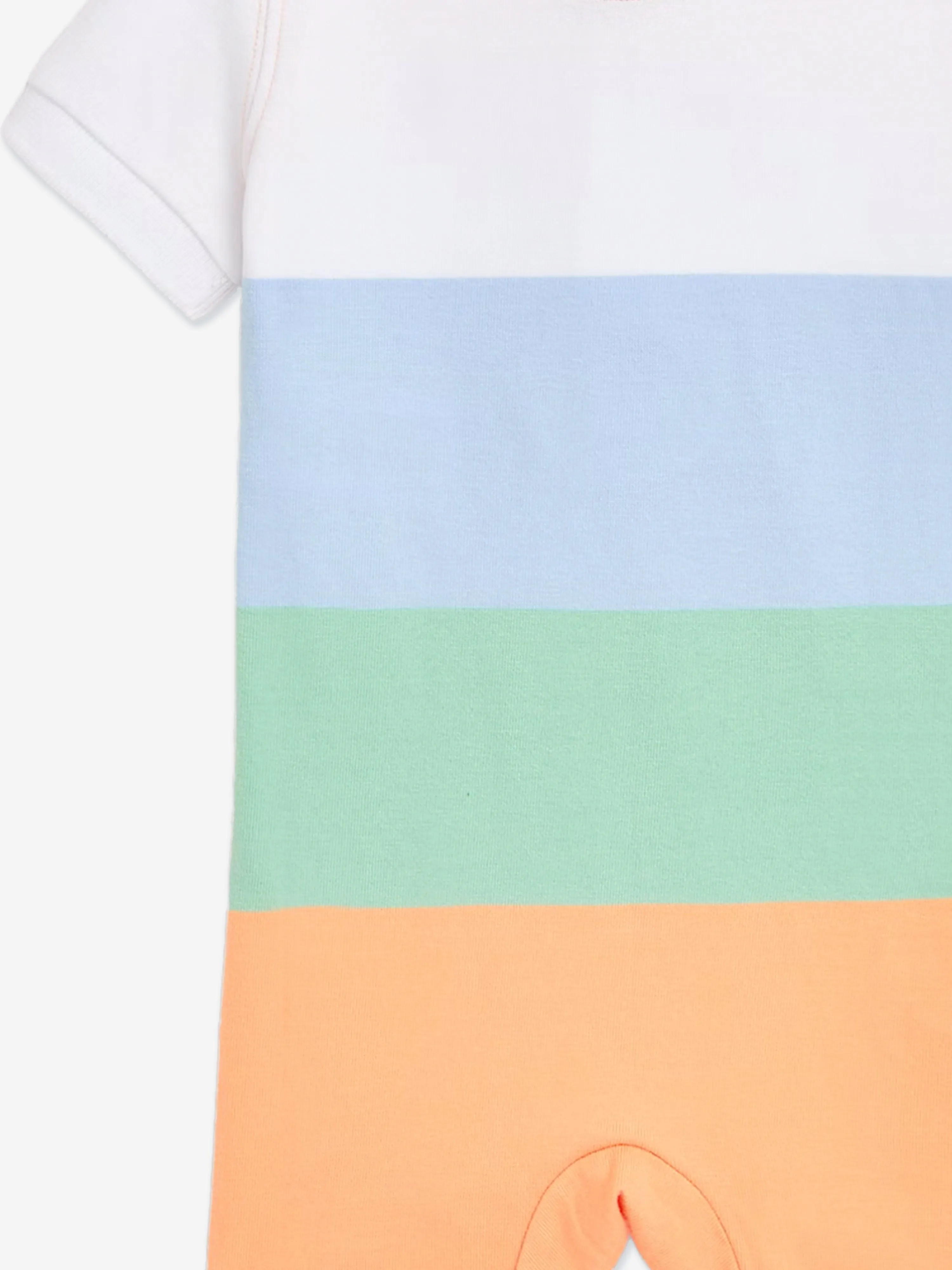 Ralph Lauren Baby Boys Striped Rugby Romper in Multicolour