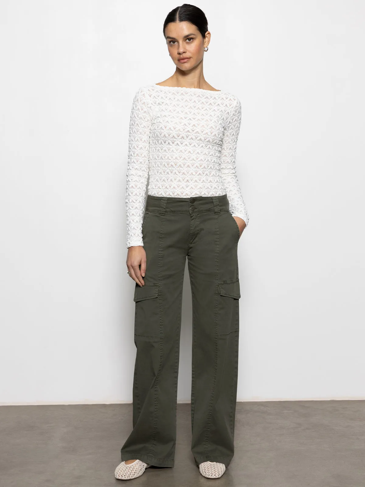 Rebel Standard Rise Straight Leg Pant Kalamata