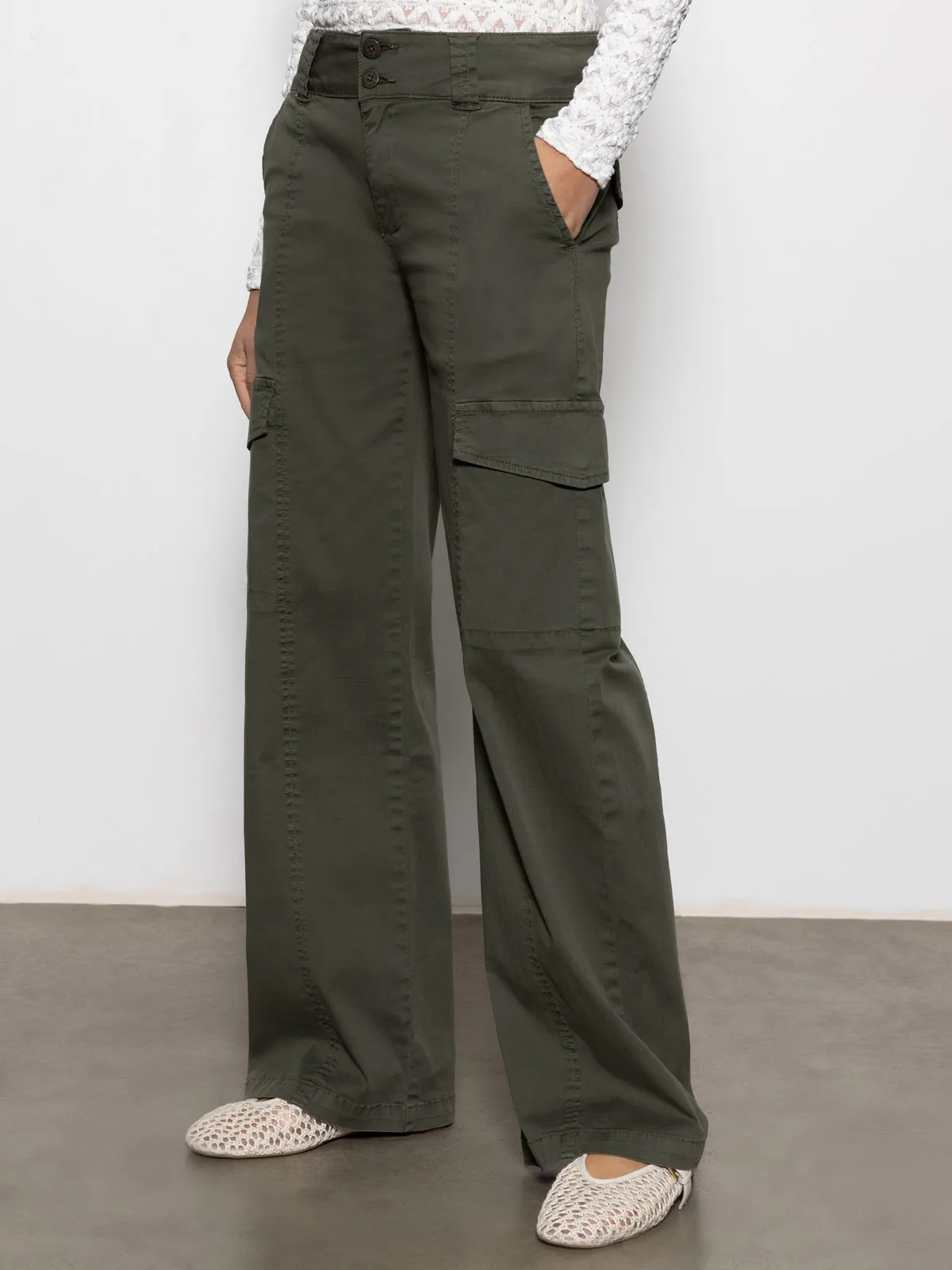 Rebel Standard Rise Straight Leg Pant Kalamata