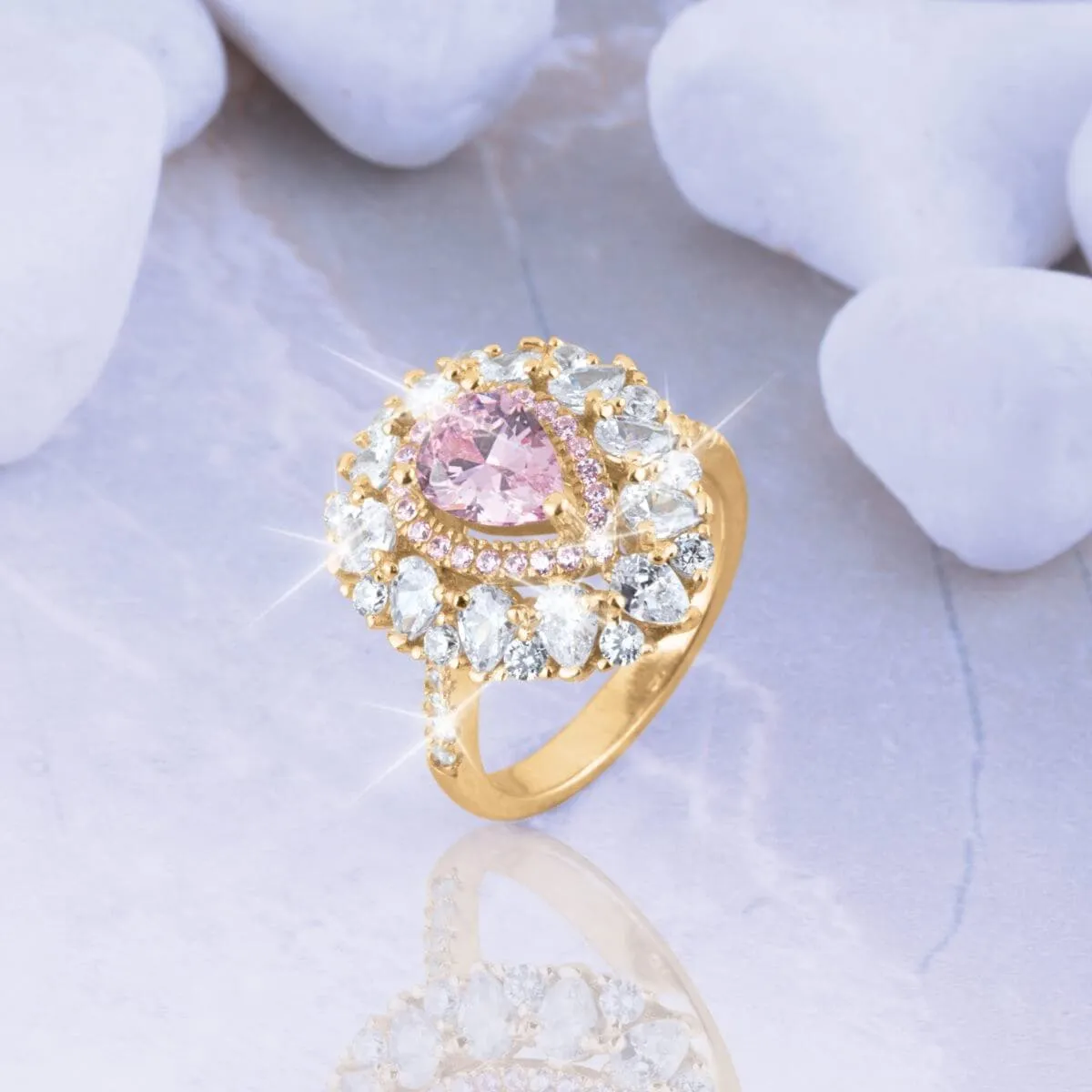 Romantica Pear Ring