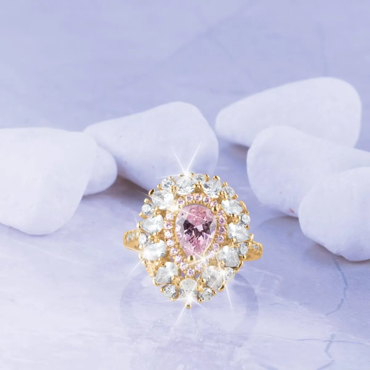 Romantica Pear Ring