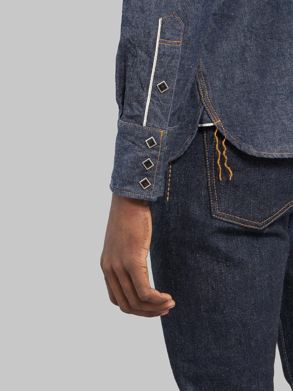 Samurai Jeans 10oz Hisho SWD-L02 Selvedge Western Denim Shirt