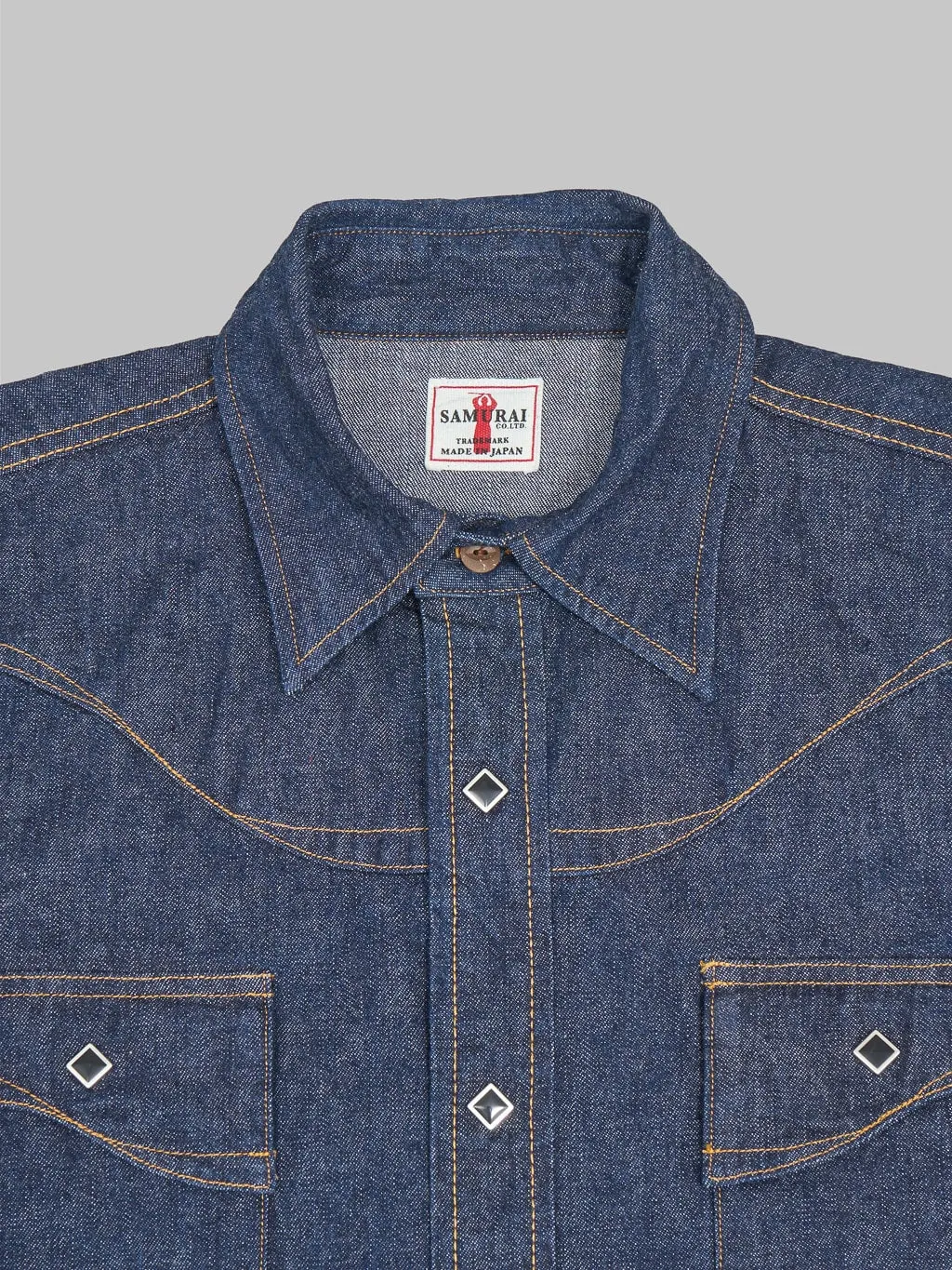 Samurai Jeans 10oz Hisho SWD-L02 Selvedge Western Denim Shirt