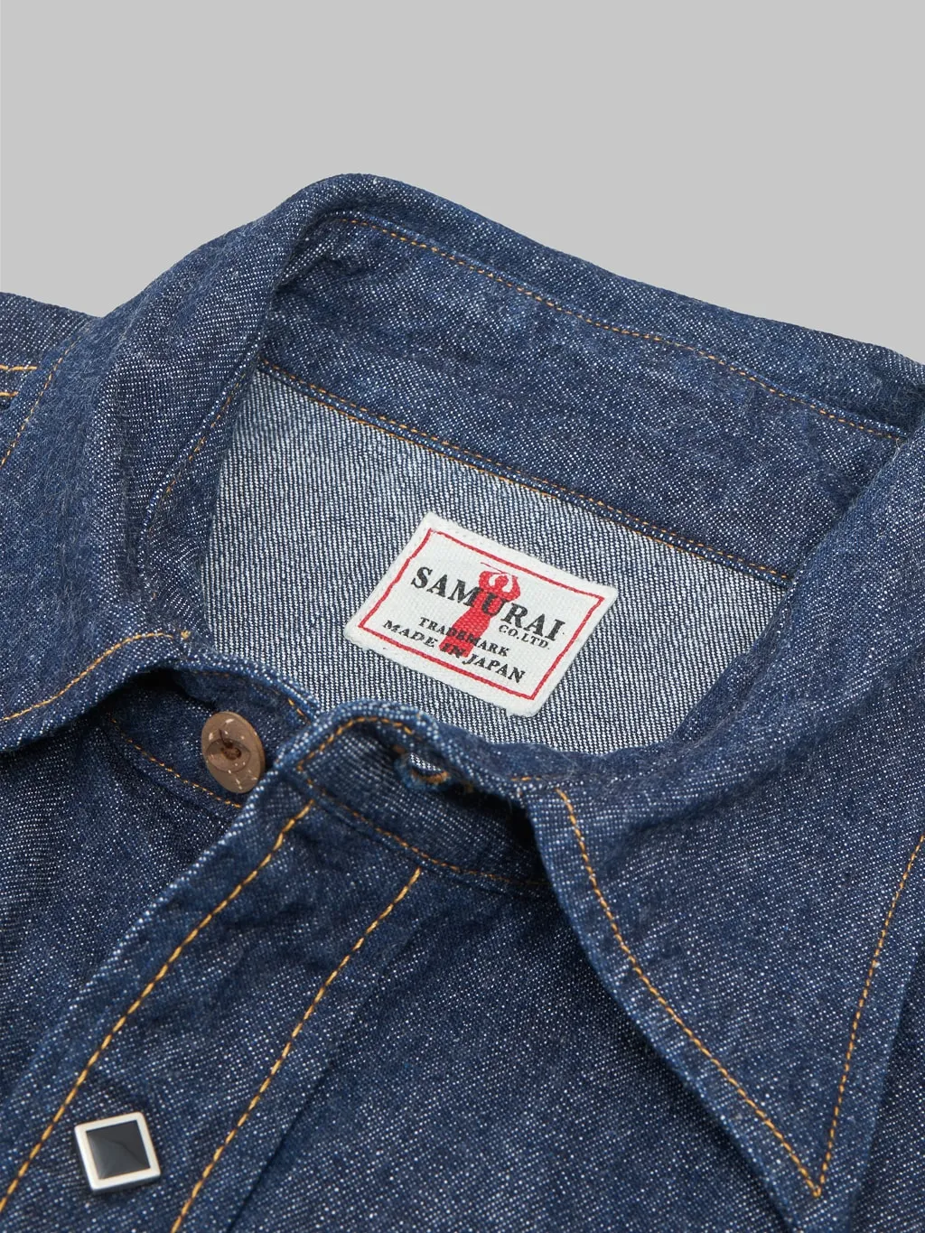 Samurai Jeans 10oz Hisho SWD-L02 Selvedge Western Denim Shirt