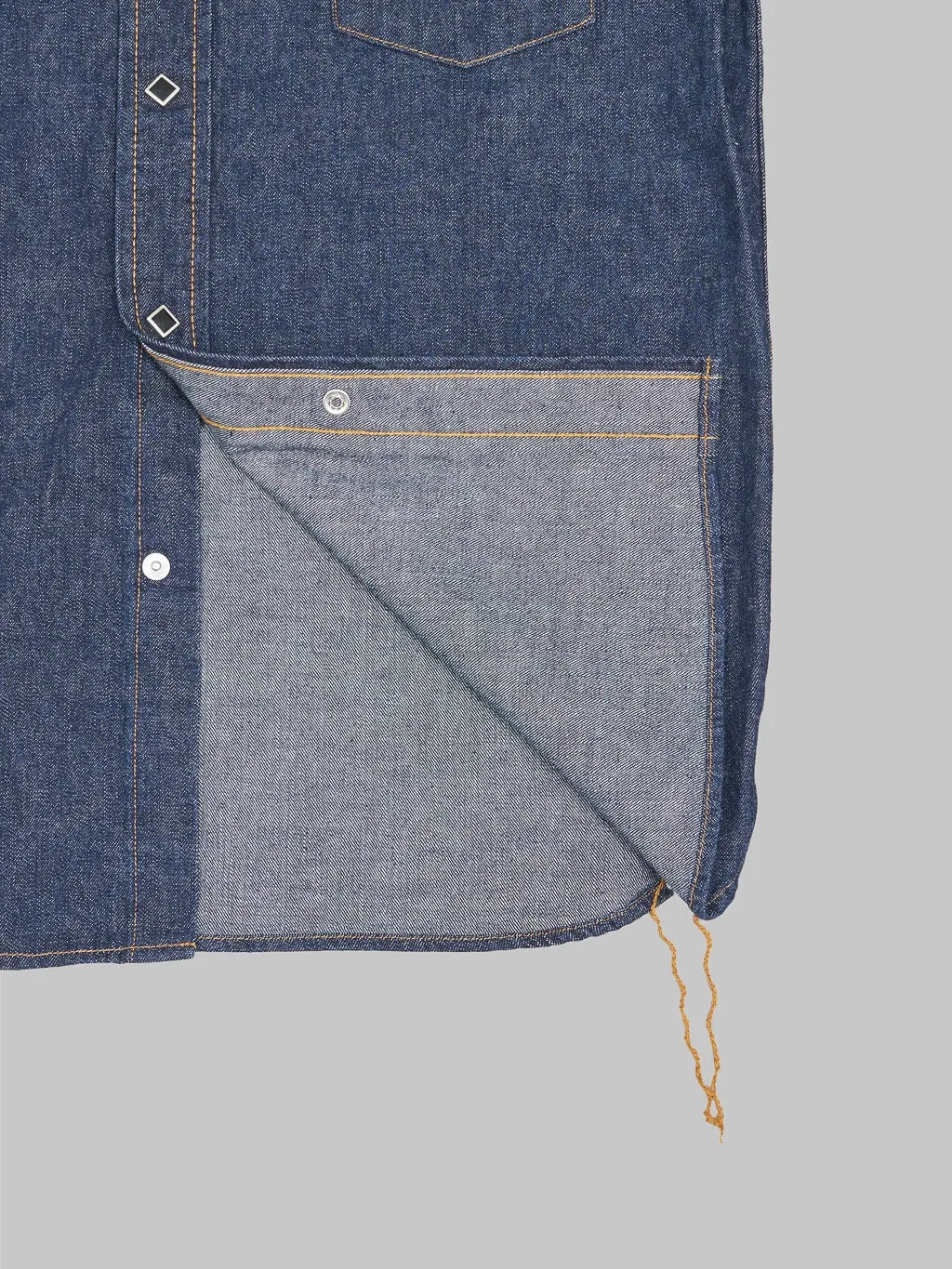 Samurai Jeans 10oz Hisho SWD-L02 Selvedge Western Denim Shirt