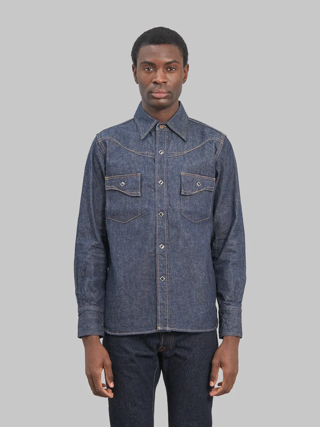 Samurai Jeans 10oz Hisho SWD-L02 Selvedge Western Denim Shirt